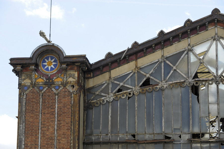 La gare des Carbonnets, ancienne gare électrique de Bois-Colombes de 1924 à 1936, à Asnières-sur-Seine, Hauts-de-Seine, France.