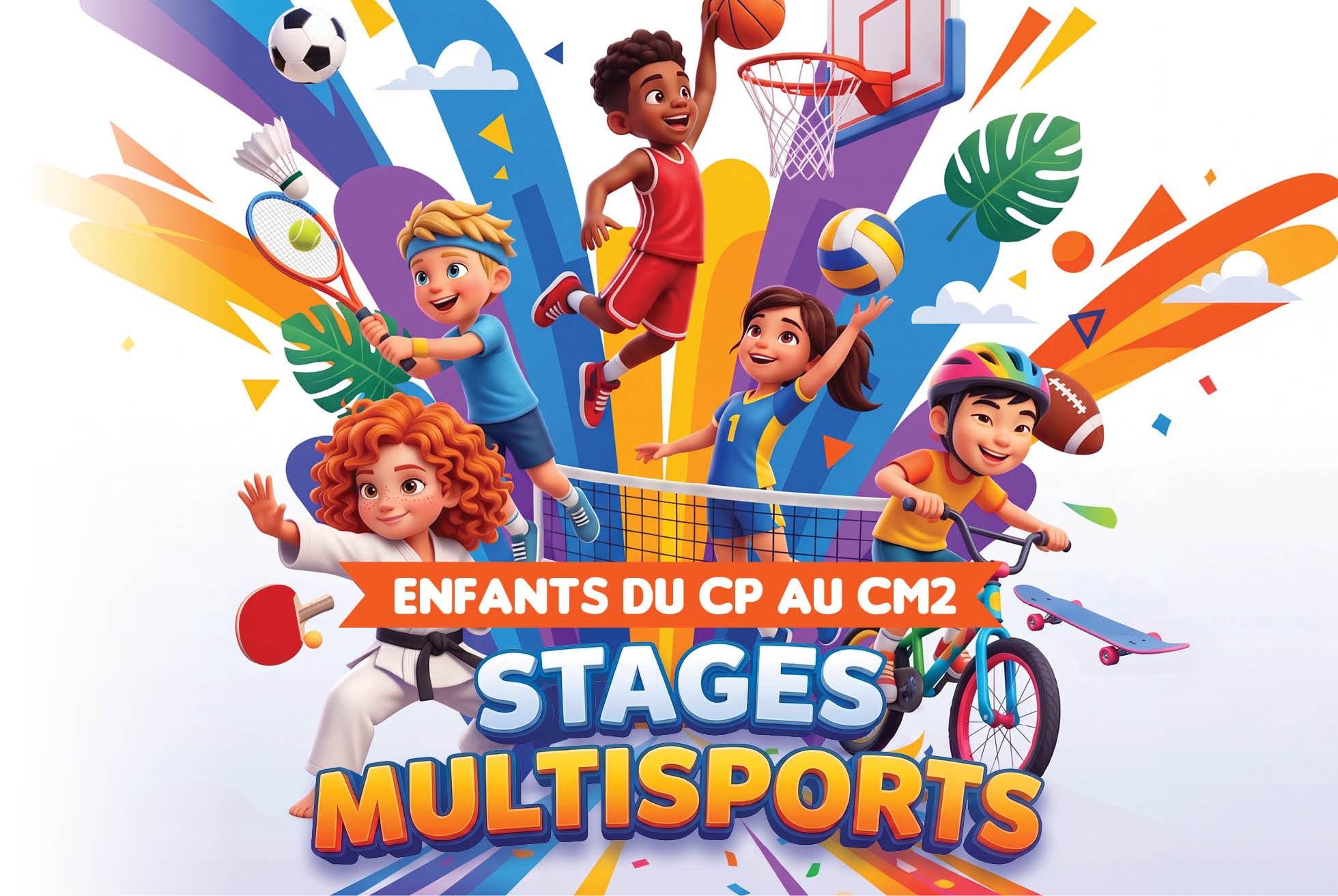  Stages multisports : inscriptions pour les vacances d'octobre