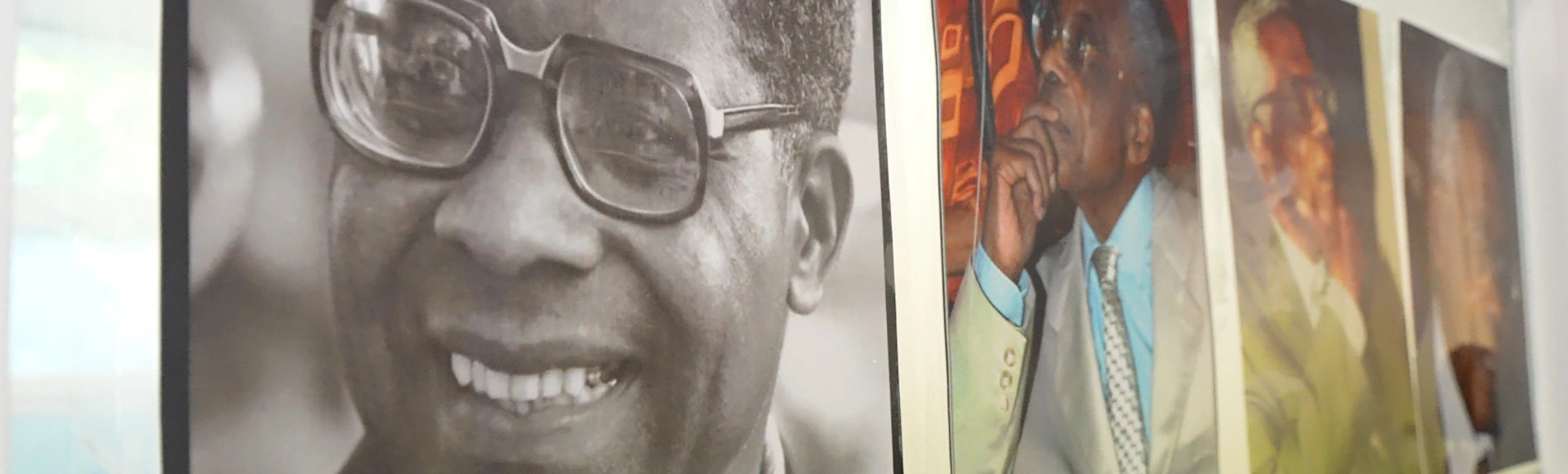 Visuel décoratif représentant la décoration murale du centre social Aimé Césaire.