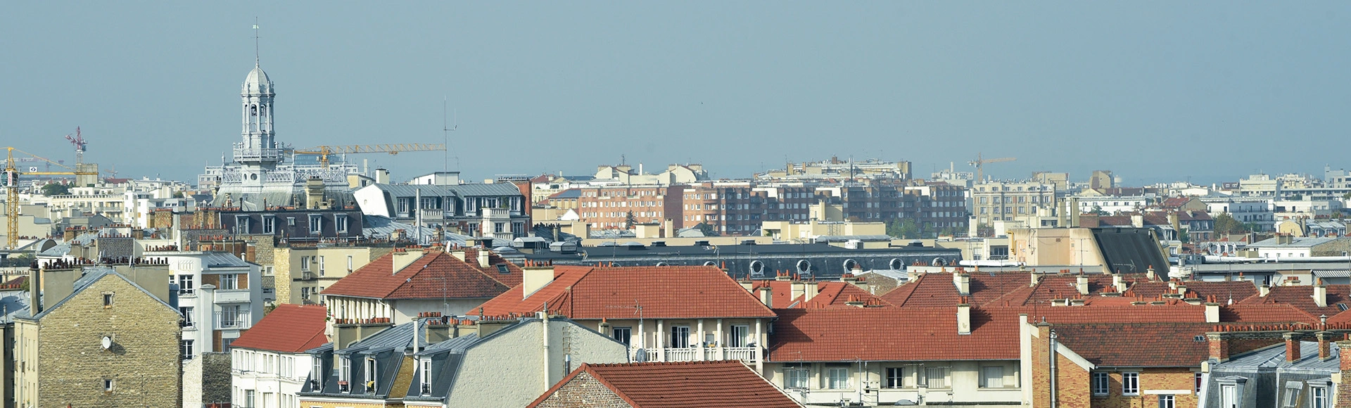 Visuel décoratif représentant une vue d'Asnières.
