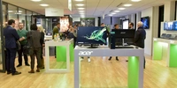 Visuel décoratif représentant un salon professionnel à Asnières-sur-Seine.