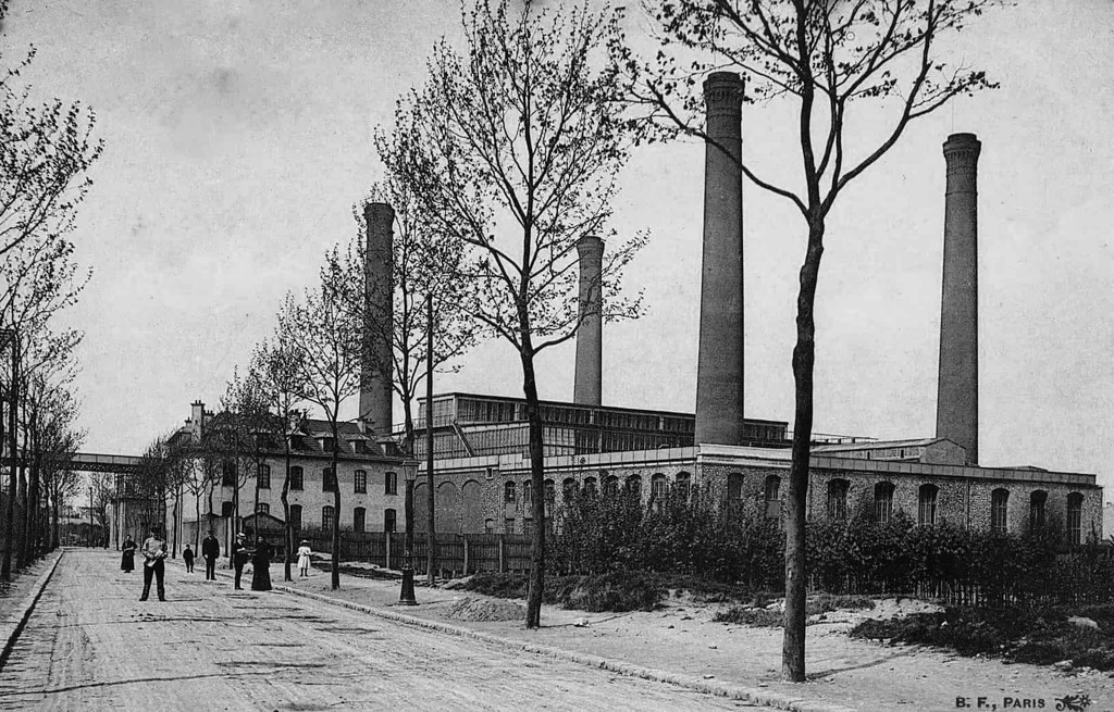 Une photo datant du 19ème siècle de la société anonyme « le Triphasé », fournisseur d’énergie aux sociétés d’éclairage