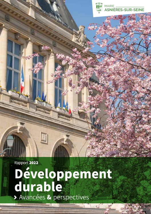 Le rapport de la Mairie d'Asnières-sur-Seine sur le développement durable de 2022.
