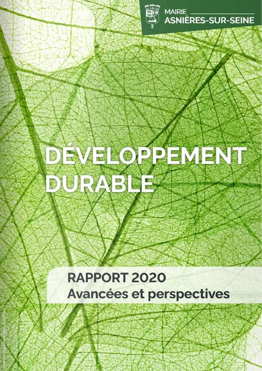 Le rapport de la Mairie d'Asnières-sur-Seine sur le développement durable de 2020.