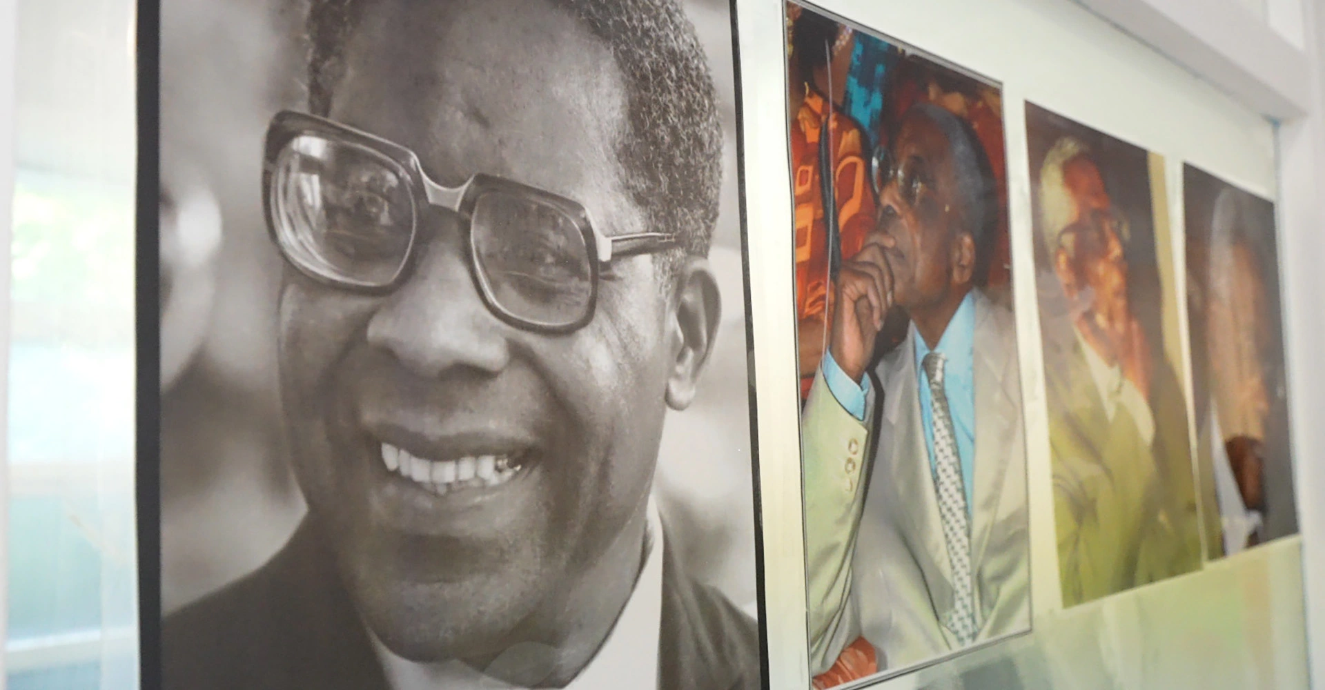 Visuel décoratif représentant la décoration murale du centre social Aimé Césaire.