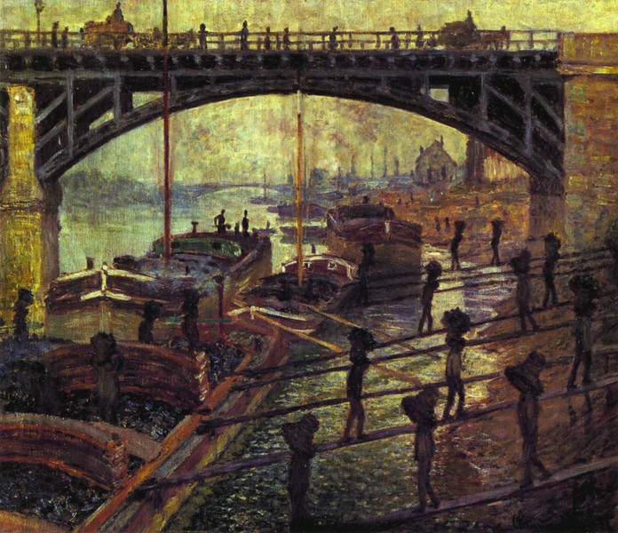 Les Déchargeurs de charbon est un tableau de Claude Monet peint vers 1875.