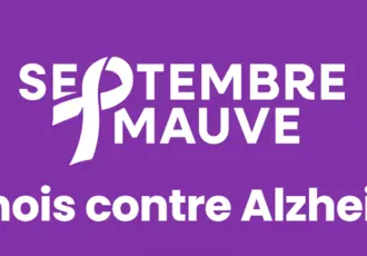 Visuel décoratif pour Septembre Mauve - un mois contre Alzheimer